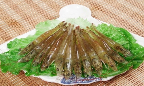 这是一张上海大河虾突破近年来最高价达120元/斤的配图