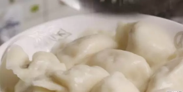 图为猴头菇包制的饺子