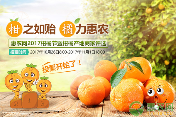 柑橘节投票开启 | 为果农投票点赞,助力中国农业
